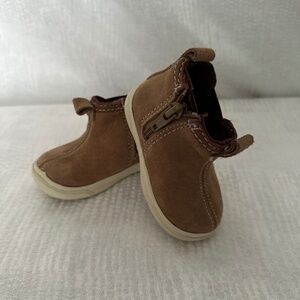 Stride Rite boys brown little Tabor boot, size 1 month